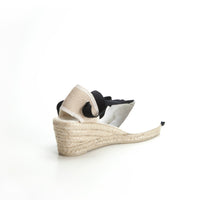 Fallera Cuña  Espardenya de cuña blanco