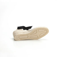 Fallera Cuña  Espardenya de cuña blanco