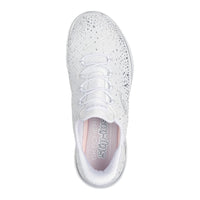 Skechers Summits - Brilliant Shine 150273 Deportiva Slip-ins blanca con pedrería