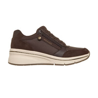 Skechers Billion Flex - Luxe Up 190370 Deportiva chocolate con cuña