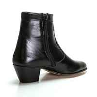 ZAPATERIAS JUAN RAMON 508 BOTIN TACÓN CUBANO NEGRO