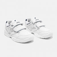 JOMA SCHOOL Deportivo colegial velcros blanco marino