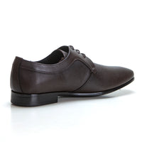 BAERCHI 4940P Zapato de vestir con cordones grabado café.