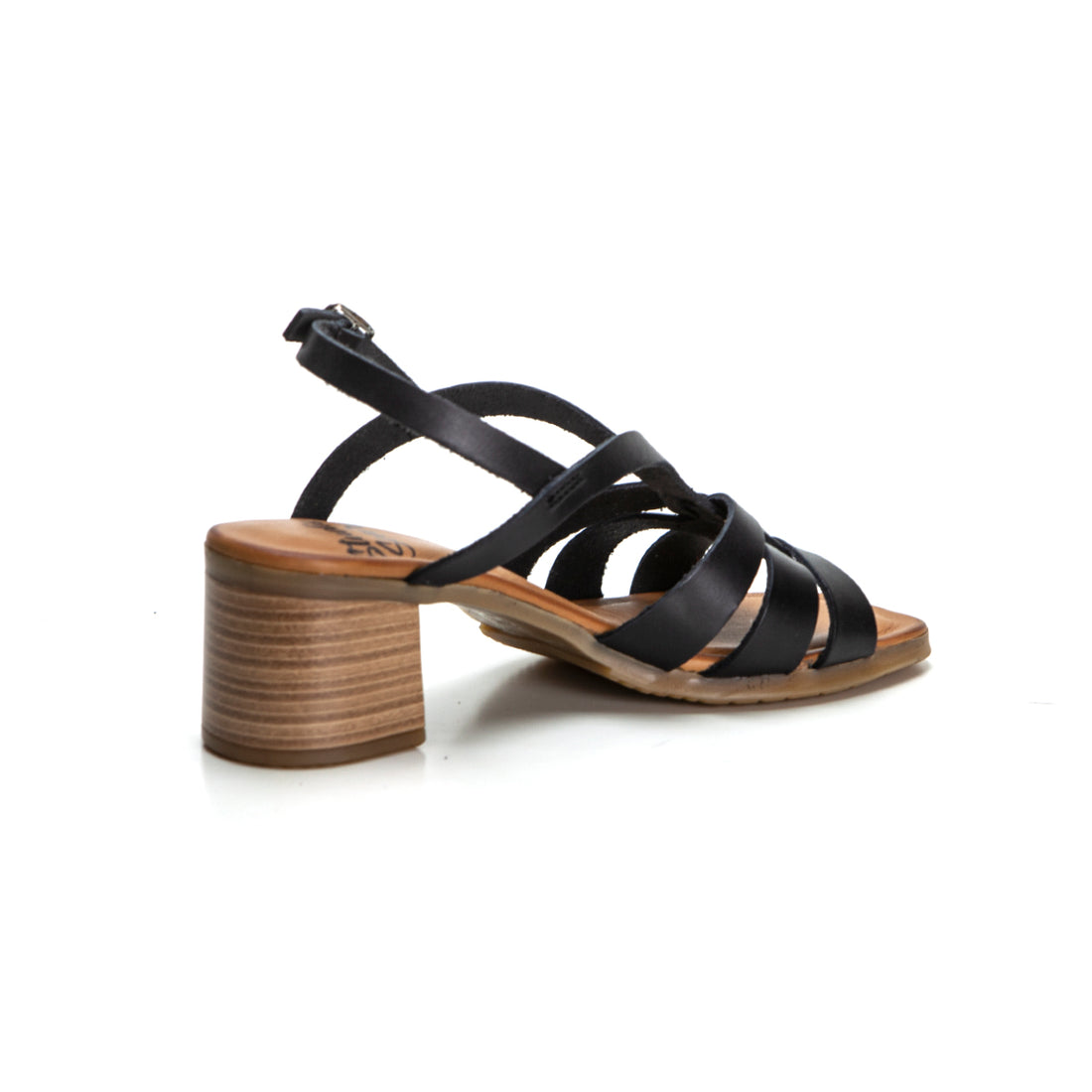 Studio Scarpe 116445 Sandalia de tacón medio negro