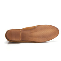 Benson 82530 Mocasines de serraje mujer marrones | Adorno plateado en el empeine |