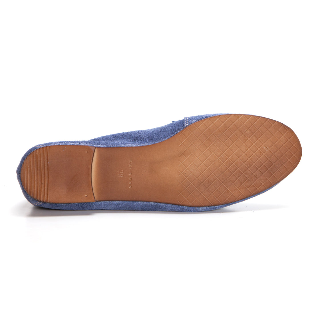 Benson 82530 Mocasines de serraje mujer azules | Adorno plateado en el empeine |