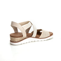 Skechers 114013 Sandalia cruzada natural