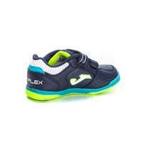 Joma Top flex Jr. Zapatilla de fútbol sala con velcro marino