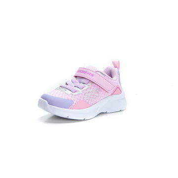 Skechers 302348L-N Deportiva con velcro y cordones elásticos rosa niña
