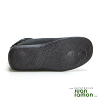 Vulladi 3216-140 Bota de ir por casa con velcro negro.