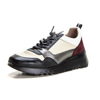 Wonders E-6730 -- Zapatilla Casual SUKI Crema | Piel Metalizada