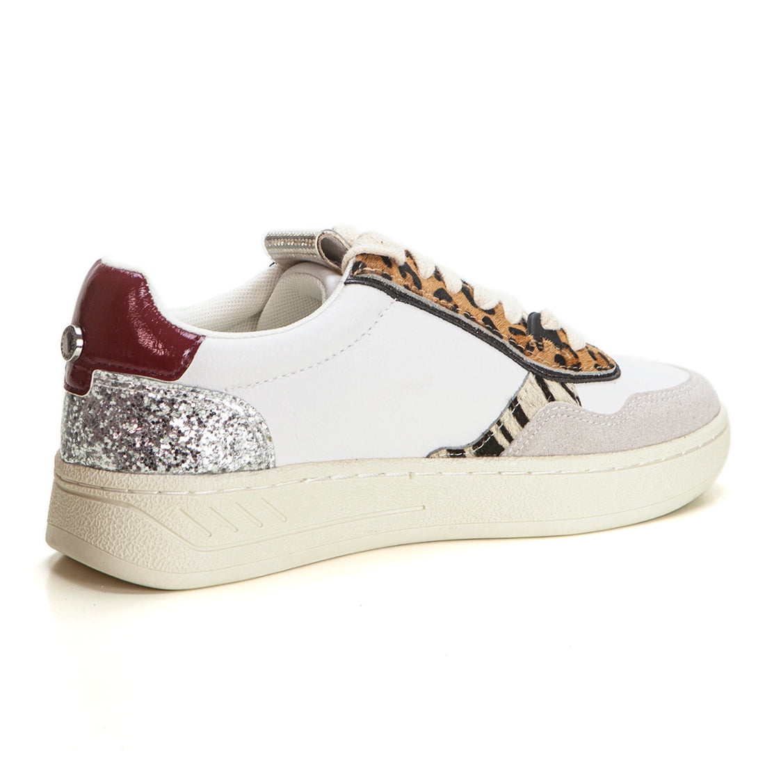 GIOSEPPO 70444 DEPORTIVO URBANO COMBINADO EN ANIMAL PRINT Y BLANCO