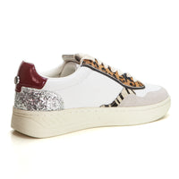 GIOSEPPO 70444 DEPORTIVO URBANO COMBINADO EN ANIMAL PRINT Y BLANCO
