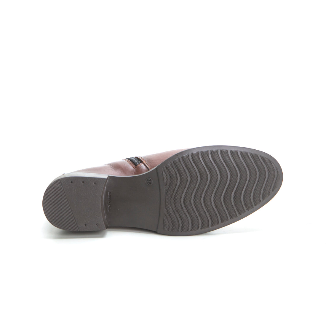 CHAMBY 7100 BOTIN LISO DE TACÓN BAJO CUERO