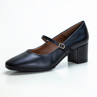 CHAMBY 6610 ZAPATO DE SALÓN CON CORREA CONFORT NEGRO