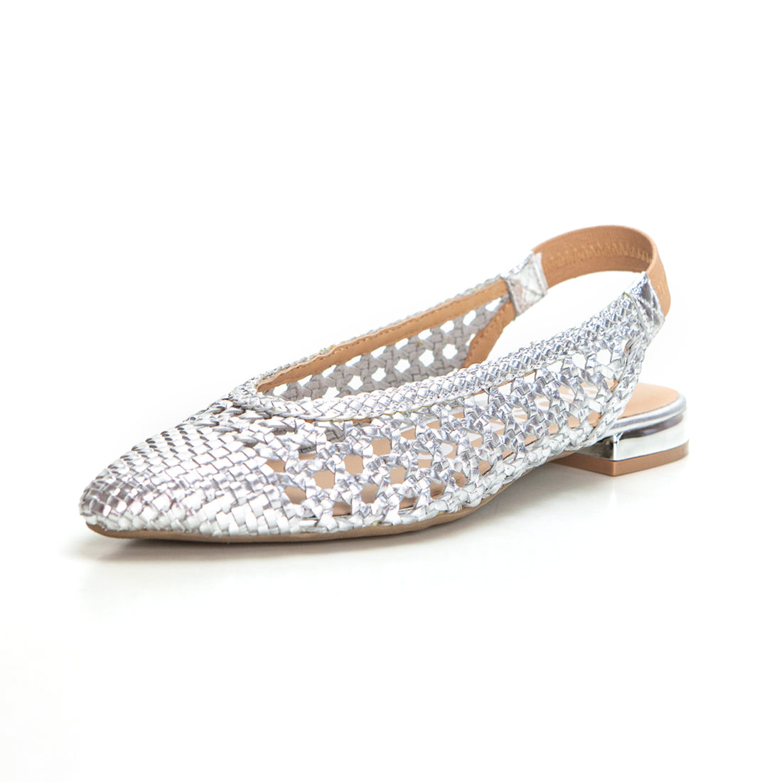 GIOSEPPO Guatavita Zapato destalonado rejilla plata