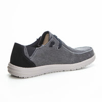SKECHERS 66387 Zapatilla mocasín de lona negro