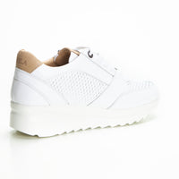 Carmela 160709 Deportiva calada con cremallera blanco