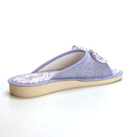 Garzón P446.119 Zapatilla de ir por casa destalonada indigo