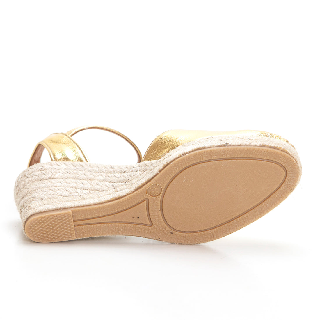 Carmen García 173S5 Valenciana esparto con cuña oro