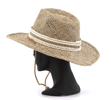 SIMOSASTRE Hat Cowboy Santorini Sombrero de palma