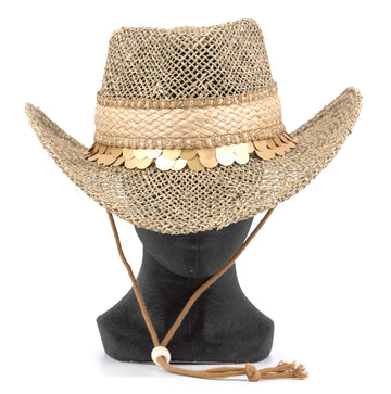SIMOSASTRE Hat Cowboy Malibu Sombrero monedas