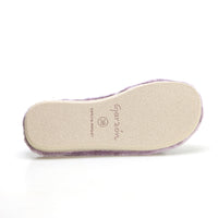 Garzón P450.584 Zapatilla de ir por casa mujer destalonada estrellas purpura