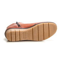 Valerias 9532 Botín de cuña media cuero