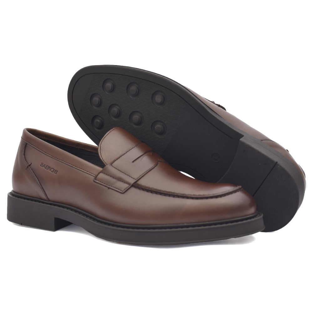 Baerchi 1161 Mocasín hombre antifaz marrón