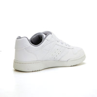 Skechers 405638L Deportiva niño velcro blanco con cordones elásticos.