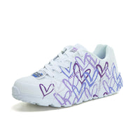 Skechers 314064L Deportiva corazones blanco violeta