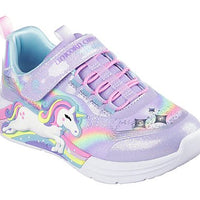 Skechers 302298L-N Zapatilla con luces unicornio lavanda