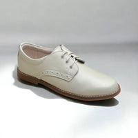 Bubble Bobble A2295 Zapato de comunión cordones beig