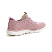 SKECHERS 150116 Deportiva Memory Foam cordones elásticos rosa