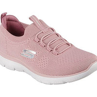 SKECHERS 150116 Deportiva Memory Foam cordones elásticos rosa