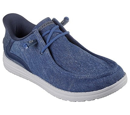 SKECHERS 210959 Zapatilla Wallaby Slip-Ins tejano