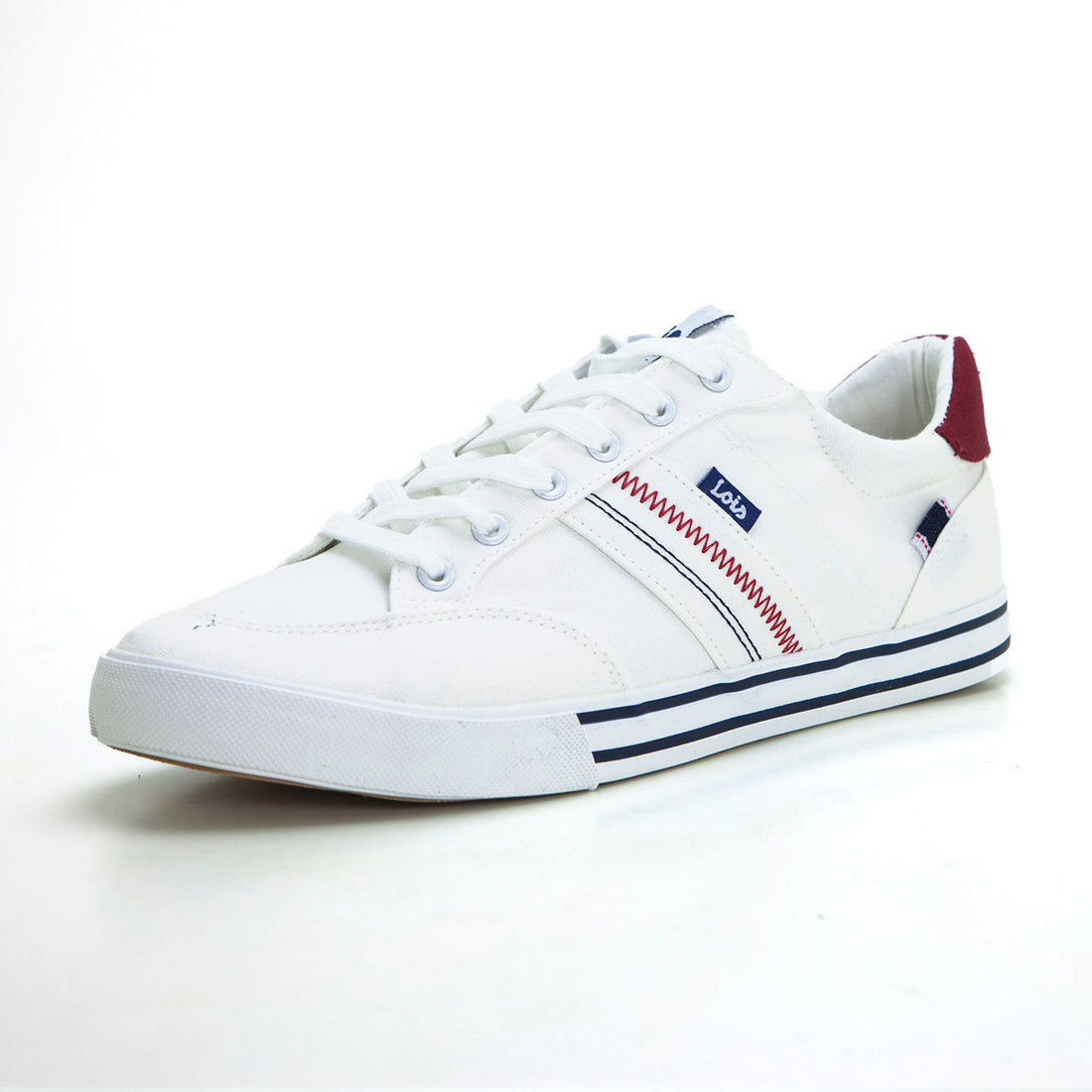 Lois 613375 Zapatilla de lona blanco
