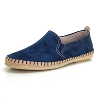Garzón 13211.440 Zapatilla hombre elásticos antelina marino.