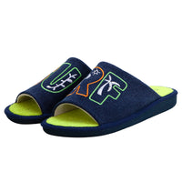 Garzón P386.127 Zapatilla de estar por casa destalonada surf marino.