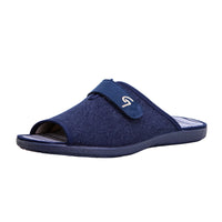 Garzón 6961.127 Zapatilla de estar por casa velcro destalonada marino
