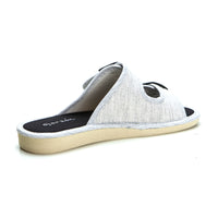 Garzón P495.119 Zapatilla de ir por casamujer hebillas gris