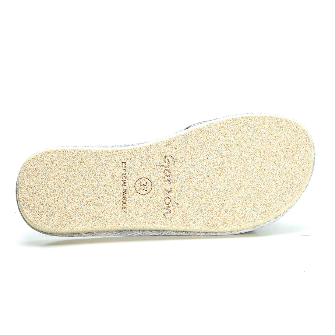 Garzón P495.119 Zapatilla de ir por casamujer hebillas gris