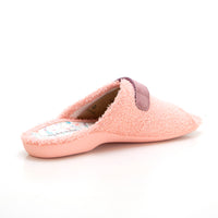 Garzón 7172.130 Zapatilla de estar por casa velcro rizo salmón.