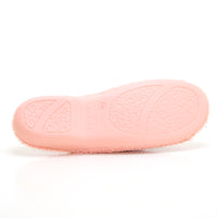 Garzón 7172.130 Zapatilla de estar por casa velcro rizo salmón.