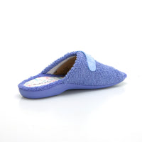 Garzón 7172.130 Zapatilla de estar por casa velcro rizo índigo.