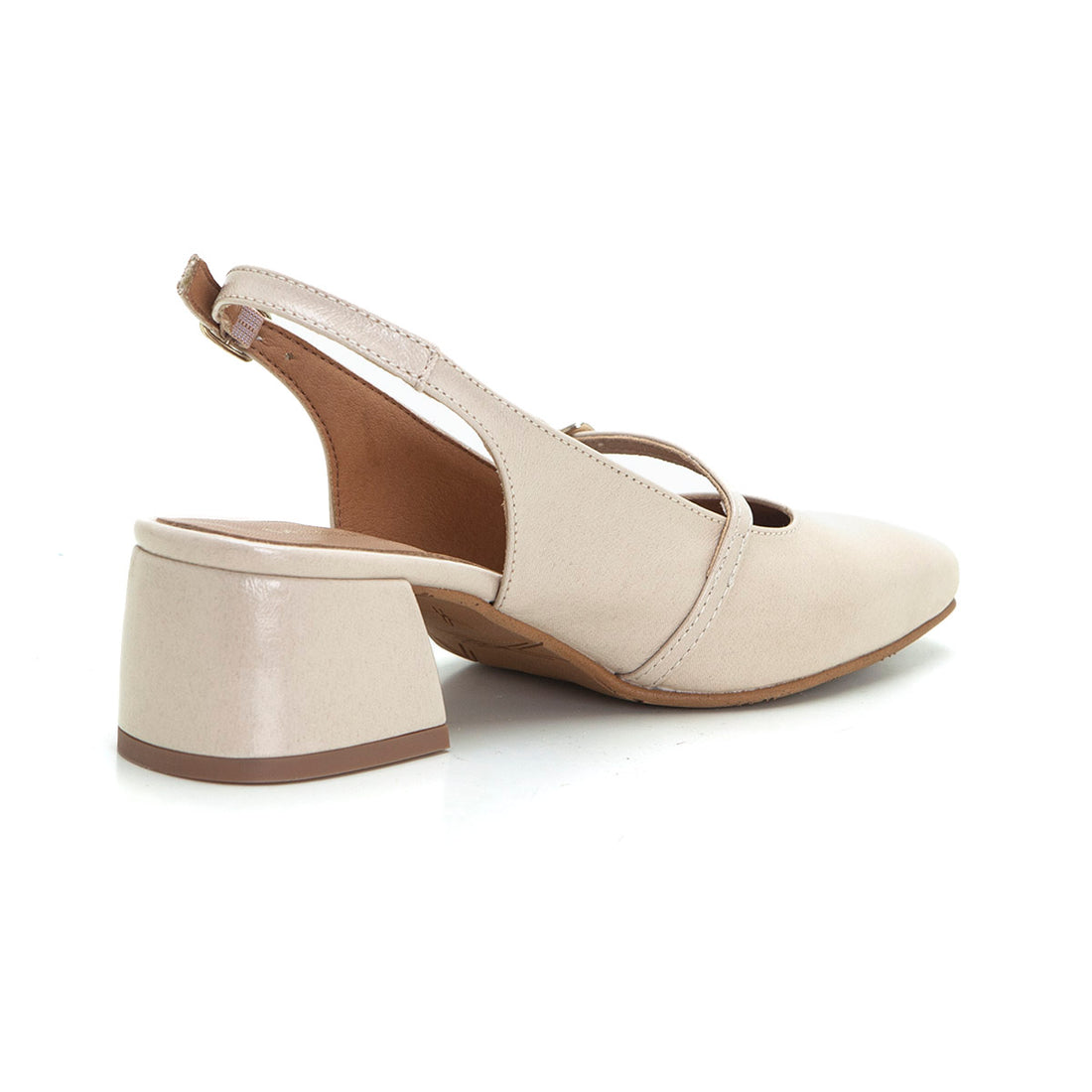 Daniela Vega 2541 Salón destalonado de tacón ancho sahara