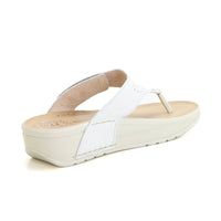 Fly Flot 38K435B Sandalia destalonada de dedo confort plata.