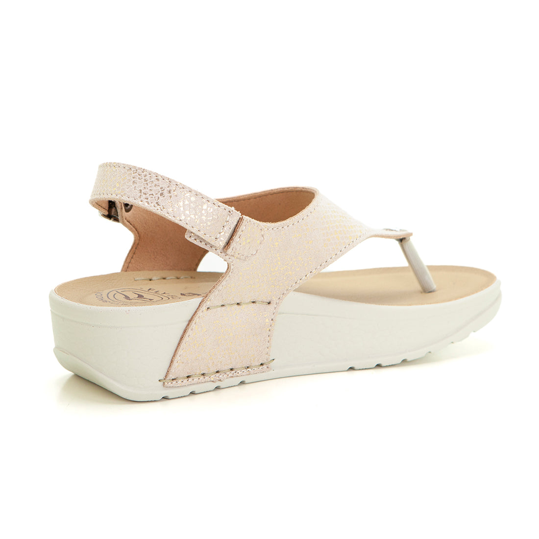 Fly Flot 38K48MB Sandalia de dedo confort beig.