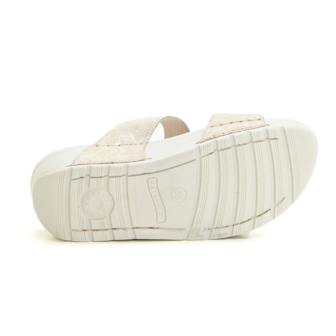 Fly Flot 38F985B Sandalia destalonada bandas velcro beig.