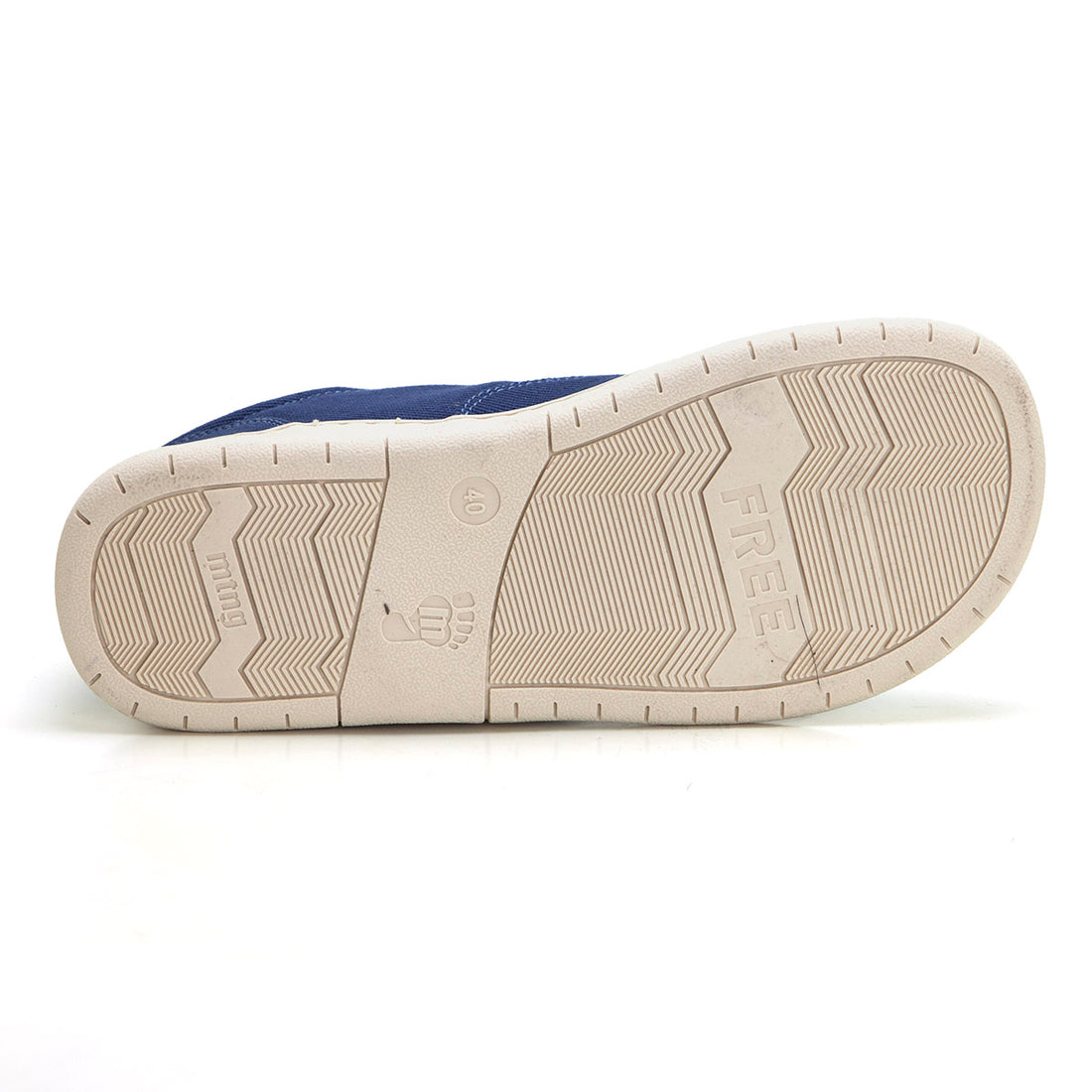 Mustang 84800 Zapatilla Barefoot hombre lona marino.